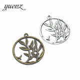 10pcs Antique Silver Plated Tree Charms Pendants for Necklace Jewelry Making DIY Handmade 31*28mm Q225