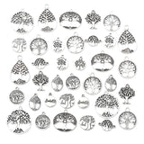36pcs/lot Mix Tree of Life Metal Zinc Alloy Charms Fit Jewelry Pendant For DIY Necklace Bracelet Jewelry Making Findings
