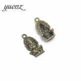 10pcs Antique silver color Charms  Elephant God Plated Pendants  Jewelry Making DIY Handmade Craft 27*13mm T23
