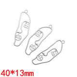 7 pcs High quality Spray paint Beauty Face Charm Woman Earring DIY Charms for Jewelry Making