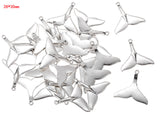 30pcs Charms metal Whale tail ,Antique Making pendant fit,Vintage Tibetan Silver,jewelry DIY bracelet necklace D703