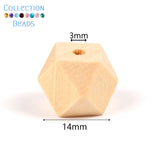 4-50mm 1-1000pcs Natural Wood Beads Round Spacer Wooden Pearl Lead-Free Balls Charms DIY For Jewelry Making Handmade Accessories