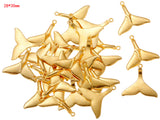30pcs Charms metal Whale tail ,Antique Making pendant fit,Vintage Tibetan Silver,jewelry DIY bracelet necklace D703