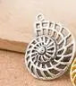 10 Pieces/Lot 36mm*28mm Alloy Material Hollow Out Seashell Charm Sea Nail Charms For Jewelry Making ef4354