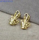 20 Pieces/Lot 12mm*19mm Antique Silver plated Or Gold plated color Pen Brush Pot Pen Holder Charms Jewelry Making