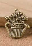 20 Pieces/Lot 17mm*20mm Antique Silver plated Antique Bronze Watering Can Metal Charms Diy Charm