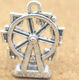 20 Pieces/Lot 17mm*22mm Alloy Antique Bronze Or Antique Silver plated Vintage Charms Water Wheel Charm Diy Making