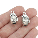 4 Pieces/Lot 13.3mm*22.2mm Antique Silver plated Or Antique Bronze Weapon Gun Charm Pendants