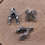 20pcs 15*9mm Talons Antique Silver Of Falcon Hawk  Pendants For DIY Jewelry Making ef4730