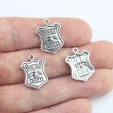 10Pieces 12*22mm Antique Silver Color Letter Phone Charms Necklace Pendant Accessory Charms For DIY Jewelry Making ef4710