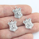 10Pieces 12*22mm Antique Silver Color Letter Phone Charms Necklace Pendant Accessory Charms For DIY Jewelry Making ef4710