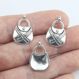 20Pieces 15*21mm Mixed Alloy Antique Silver Color Handbag Charms Necklace Pendant Accessory For DIY Jewelry Making