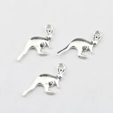 20Pieces 26*12mm Mixed Alloy Antique Silver Color Cute Kangaroo Charms Bracelet Keychain Pendant For DIY Jewelry Making ef4712