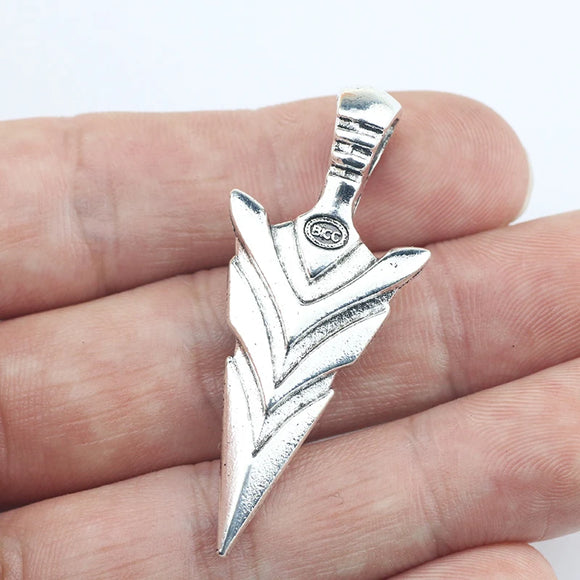 3Pcs 19*47mm Antique Silver Color Alloy Arrow Tibetan Charms Necklace Earring Pendant Accessory Charms For Jewelry Making