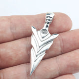3Pcs 19*47mm Antique Silver Color Alloy Arrow Tibetan Charms Necklace Earring Pendant Accessory Charms For Jewelry Making