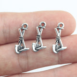 40Pieces 10*19mm Zinc Alloy Antique Silver Color Shovel Tool Charms Pendant Accessory Charms For DIY Jewelry Making
