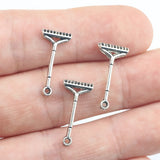 40Pieces 9*20mm Mixed Alloy Antique Silver Color Razor Charms Keychain Accessory Pendant For DIY Jewelry Making