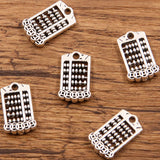 19 cross-border creative DIY alloy jewellery gadgets school supplies charm schoolbag ruler stationery pendant