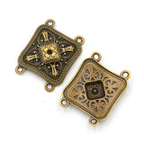 10pc Ethnic bronze style, literary and retro style, handmade DIY jewelry connecting accessories