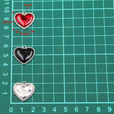 3 colours 20X21mm European and American cross-border personality retro gothic peach heart pendant pendant