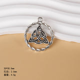 Vintage style Celtic knot pendant, six-pointed star cross pendant, DIY necklace, personalised minimalist jewellery accessories