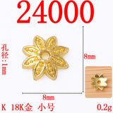 50PC DIY Bracelet Bracelet with Separable Beads, Flower Pieces, Flower Tray, Alloy Accessories
