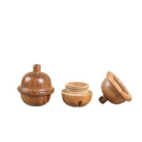 1pc Ebony acorn can be twisted to open safflower pear hazelnut DIY accessories pinecone pendant keychain car hanging decoration wishing bottle