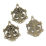10pc Ethnic bronze style, literary and retro style, handmade DIY jewelry connecting accessories