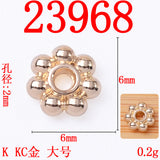 50PC DIY Bracelet Bracelet with Separable Beads, Flower Pieces, Flower Tray, Alloy Accessories