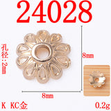 50PC DIY Bracelet Bracelet with Separable Beads, Flower Pieces, Flower Tray, Alloy Accessories