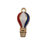 1 American Independence Day USA flag pendant DIY earrings, star cross flag alloy resin pendant