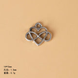 Vintage style Celtic knot pendant, six-pointed star cross pendant, DIY necklace, personalised minimalist jewellery accessories