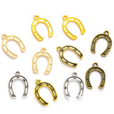 50pc 16x11mm vintage alloy horseshoe DIY accessory pendant D9343