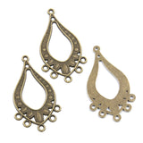 10pc Ethnic bronze style, literary and retro style, handmade DIY jewelry connecting accessories