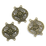 10pc Ethnic bronze style, literary and retro style, handmade DIY jewelry connecting accessories