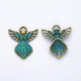26*23*2MM DIY Joyería Colgante Ángel Aleación Encanto 100pcs/lote 