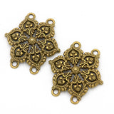 10pc Ethnic bronze style, literary and retro style, handmade DIY jewelry connecting accessories