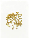 3.3mm 100-piece golden alloy spacer bead wheel bead string bead accessory h6003