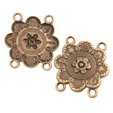 10pc Ethnic bronze style, literary and retro style, handmade DIY jewelry connecting accessories