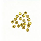 7mm 50-piece alloy golden four-petaled plum blossom base spacer bead spacer piece bead string h6015