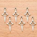 100pc 23*11mm High Quality Alloy Jewelry Accessory Geometric Cross Pendant h1279