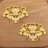 5Pcs DIY Accessories Floral Alloy (15679)
