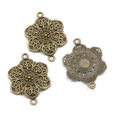10pc Ethnic bronze style, literary and retro style, handmade DIY jewelry connecting accessories