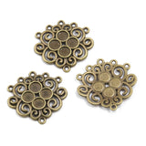 10pc Ethnic bronze style, literary and retro style, handmade DIY jewelry connecting accessories