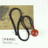 1pc Ebony acorn can be twisted to open safflower pear hazelnut DIY accessories pinecone pendant keychain car hanging decoration wishing bottle