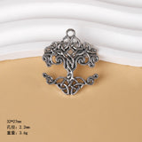 Vintage style Celtic knot pendant, six-pointed star cross pendant, DIY necklace, personalised minimalist jewellery accessories