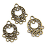 10pc Ethnic bronze style, literary and retro style, handmade DIY jewelry connecting accessories