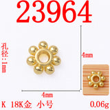 50PC DIY Bracelet Bracelet with Separable Beads, Flower Pieces, Flower Tray, Alloy Accessories