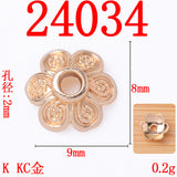 50PC DIY Bracelet Bracelet with Separable Beads, Flower Pieces, Flower Tray, Alloy Accessories