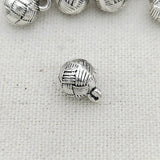 10 pcs 1.8cm*0.8cm metal small balls